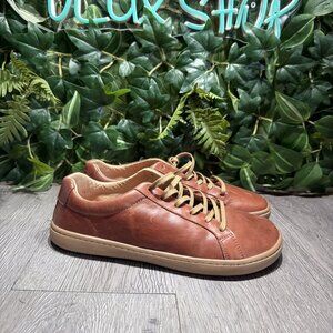 Origo Men’s Everyday Barefoot Minimalist Sneaker Sz 8 Brown Leather Shoe
